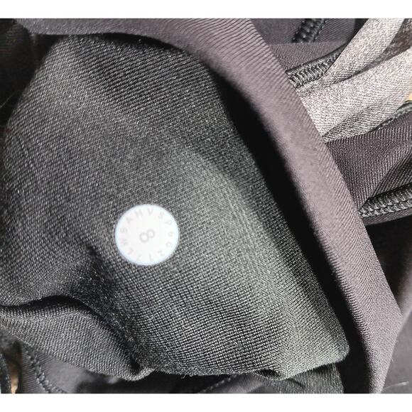 Lululemon Train Times Crop 17" Heathered Black Leggings in Size 8 - Picture 7 of 11